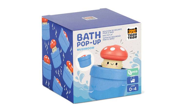 Tiger Tribe Bath Pop-up - Mushroom - Birth +