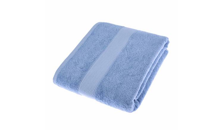 Homescapes Turkish Cotton Jumbo Beach Towel - Light Blue