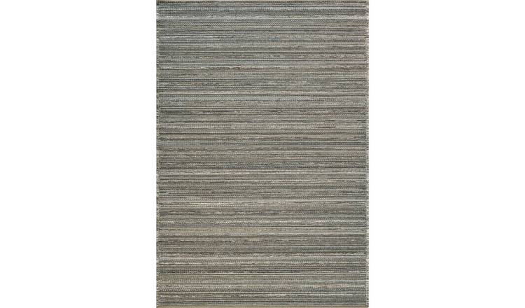 Mega Flooring Beige Modern Striped Rug - 160 x 230cm