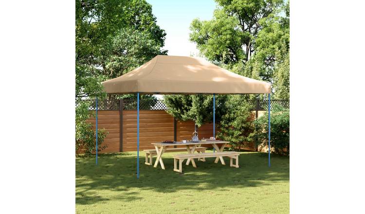 Walplus 410 x 279 x 315 cm Foldable Pop-Up Party Tent - Beige