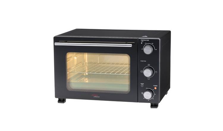 Cooks Professional 28L Mini Oven Countertop Cooker - Black/Silver