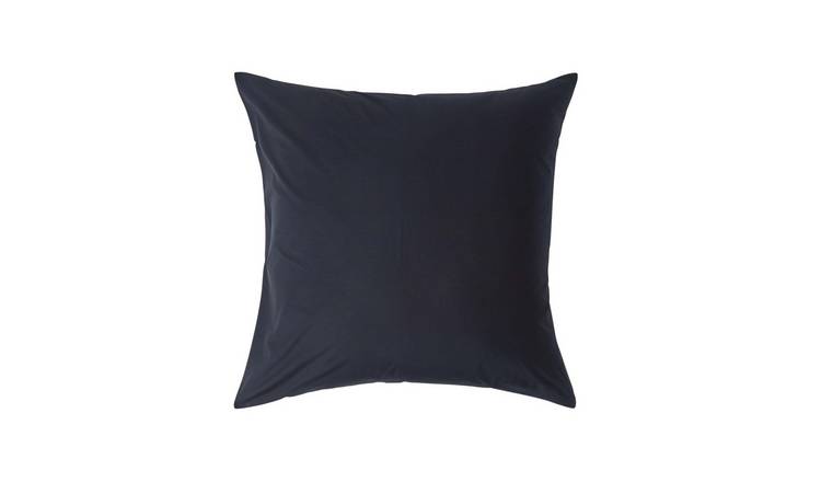 Homescapes Egyptian Cotton Pillowcase - 80 x 80 cm - Black