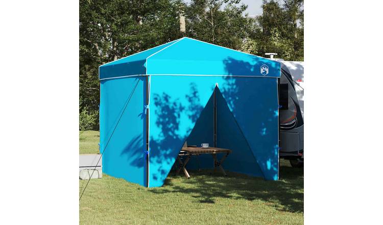 Walplus 243 x 243 x 251 cm Manual Fabric Canopy Tent - Blue
