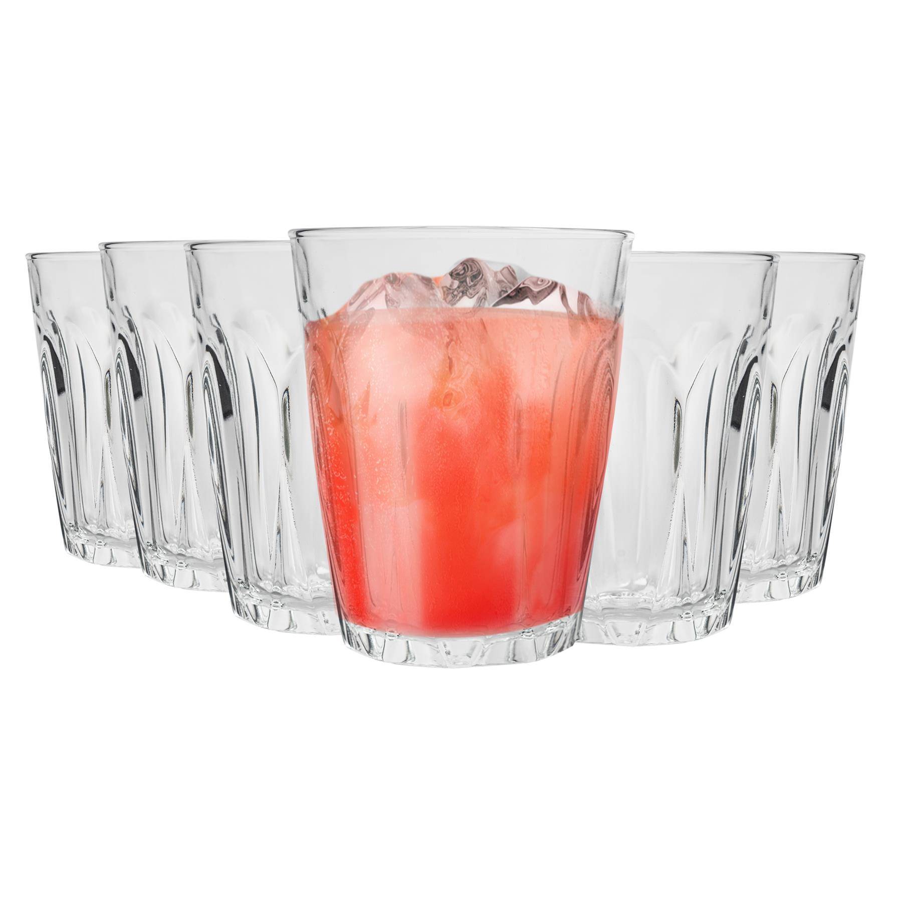 Duralex Provence 220ml Drinking Glass Tumblers - Pack of 6 - Image 1