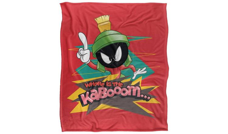 Looney Tunes Marvin The Martian Where's The Kaboom Blanket - 152cm x 127cm