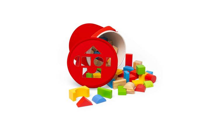 Bigjigs Toys First Building Bricks - 12 Months +