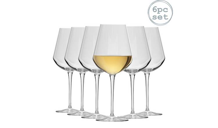 Bormioli Rocco Inalto Uno White Wine Glasses - Pack of 6 - 380ml