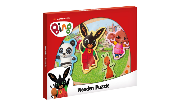 Totum Bing 4 Piece Wooden Peg Puzzle