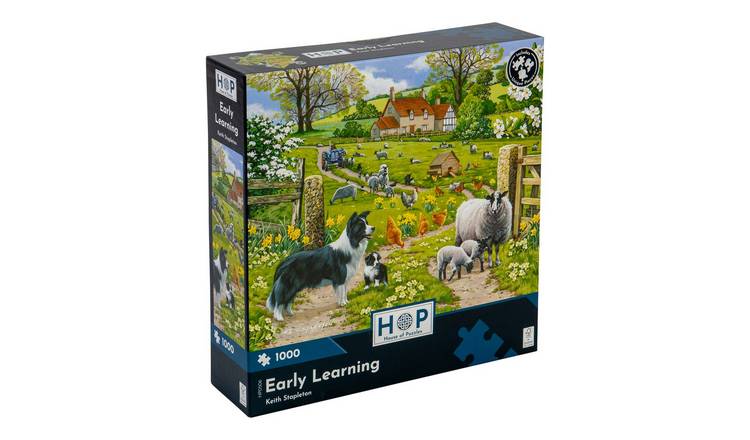 The House of Puzzles Early Learning 1000 Piece Jigsaw Puzzle
