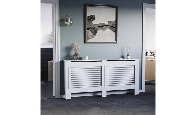 Vida Designs Milton Extra Large Radiator Cover - White