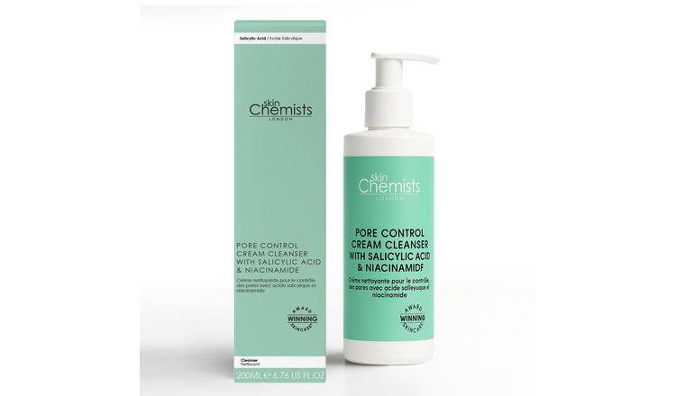 skinChemists Pore Control Cream Cleanser with Salicylic Acid - 200ml