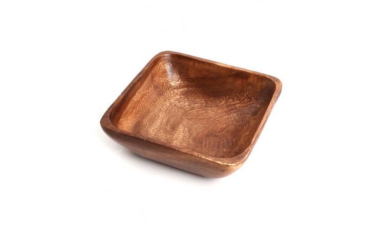 Orsina Kora Acacia Small Square Serving Bowl - Natural