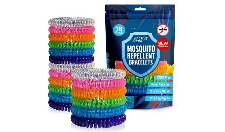 Active Era Explorer Mosquito Repellent Bands - 18 Pack - Multi-colour