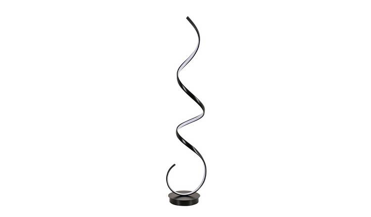 Living and Home Spiral LED Floor Lamp