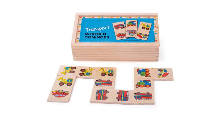 Bigjigs Toys Dominoes Transport - 12 Months +