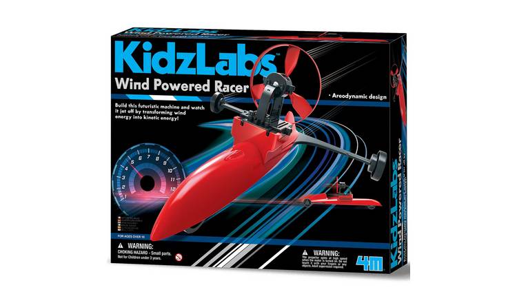 4M KidzLabs Wind Powered Racer - 10 Years +