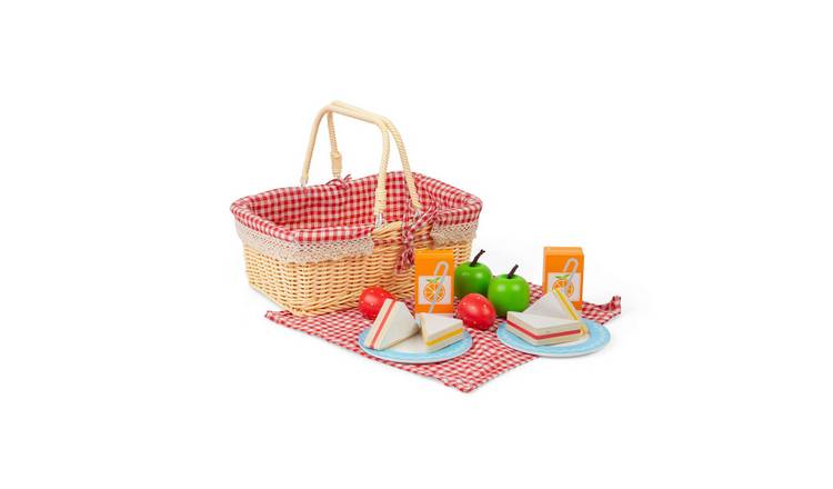 Bigjigs Toys Picnic Basket - 3 Years +