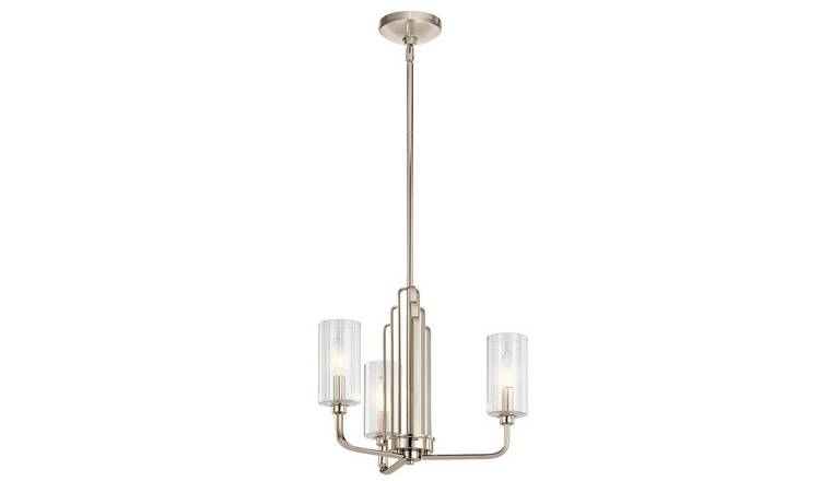 Elstead Kichler 3 Arm Pendant Light - Polished Nickel