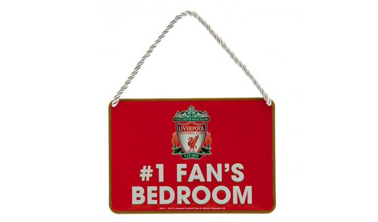 Liverpool FC #1 Fans Bedroom Door Sign - Red & White