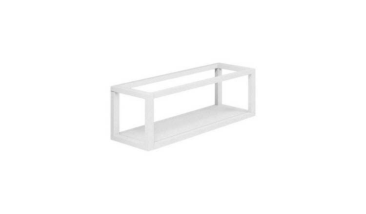 Cosmic Shelf With Towel Rail - Matt White