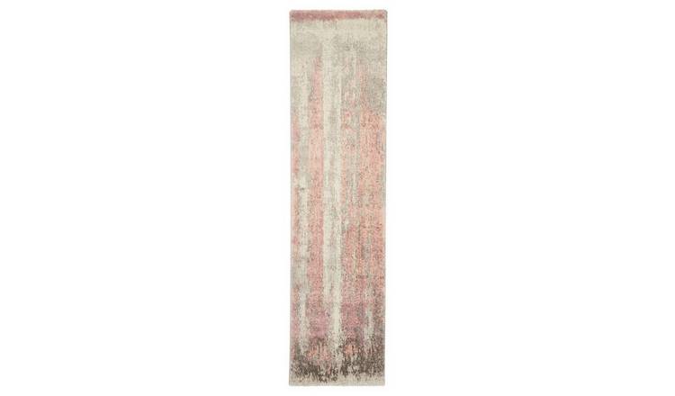 Mega Flooring Grey Modern Abstract Rug - 60 x 230cm