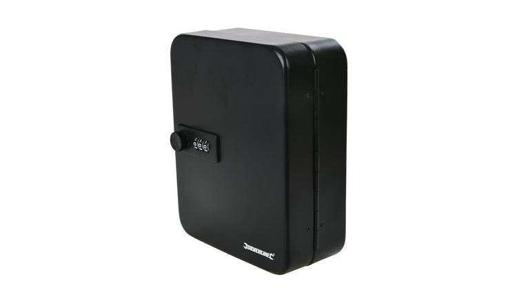 Loops Direct Steel Cash and Valuables Safe Box - Black