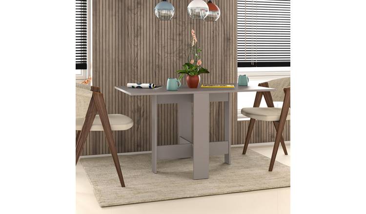 Decortie Artemio Particleboard Folding Dining Table - Mocha