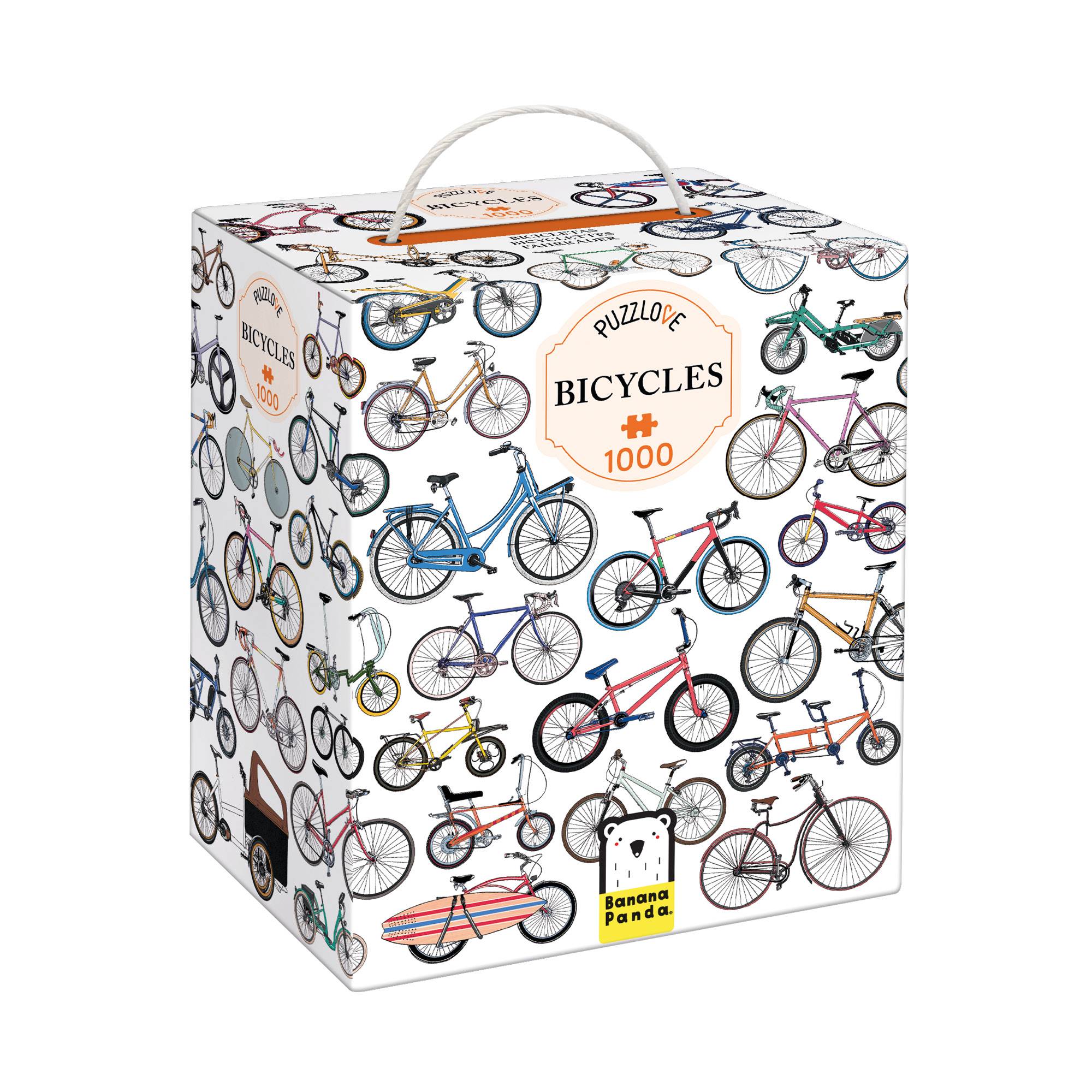 Banana Panda Bicycles 1000 Piece Jigsaw Puzzle - Image 2