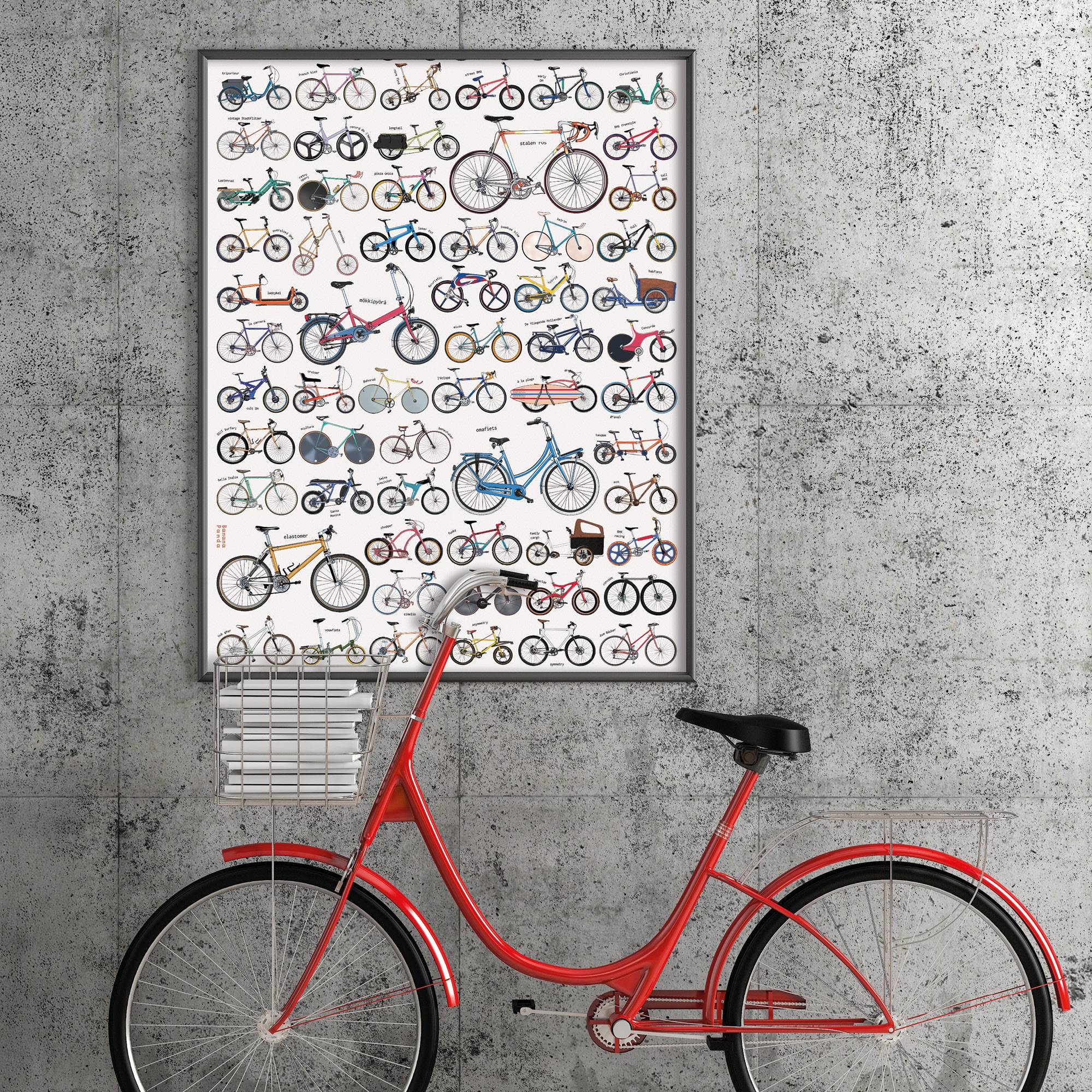 Banana Panda Bicycles 1000 Piece Jigsaw Puzzle - Image 3