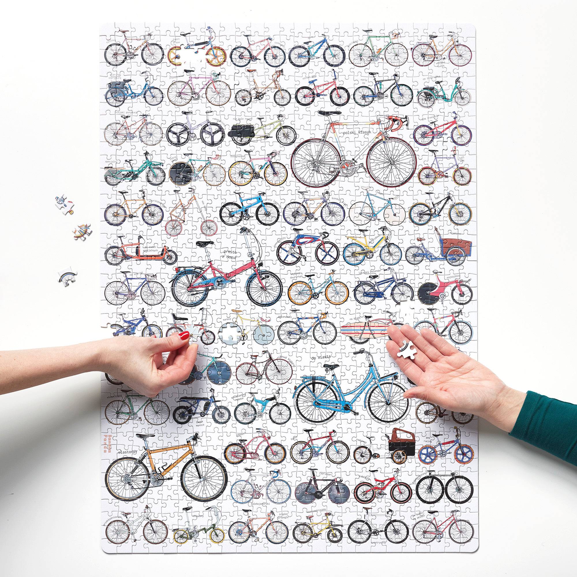 Banana Panda Bicycles 1000 Piece Jigsaw Puzzle - Image 5