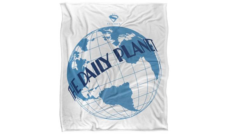 Superman The Daily Planet 2025 Soft Touch Blanket - 152cm x 127cm