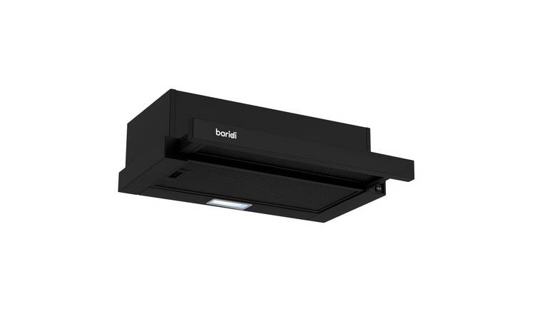 Baridi 60cm Telescopic Cooker Hood - Black