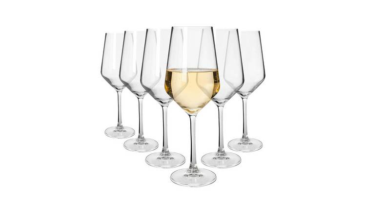 Argon Tableware Soho Crystal White Wine Glasses -  Pack of 6