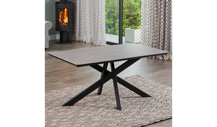Artemis Home Farnese 180cm x 90cm Stone Dining Table - Grey