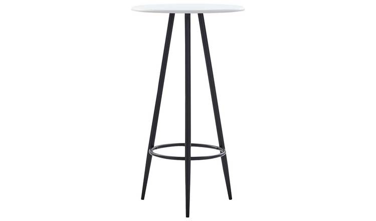 Walplus MDF Bar Table - White - 60 x 107.5 cm