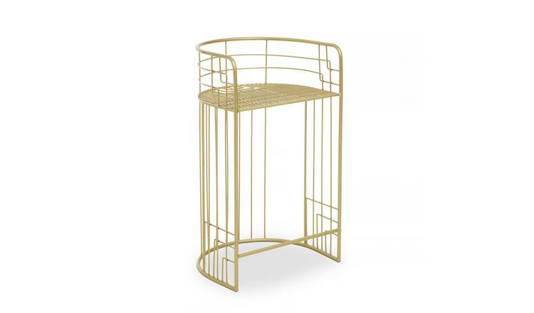 Orsina Rabia Metal Bar Chair – Gold
