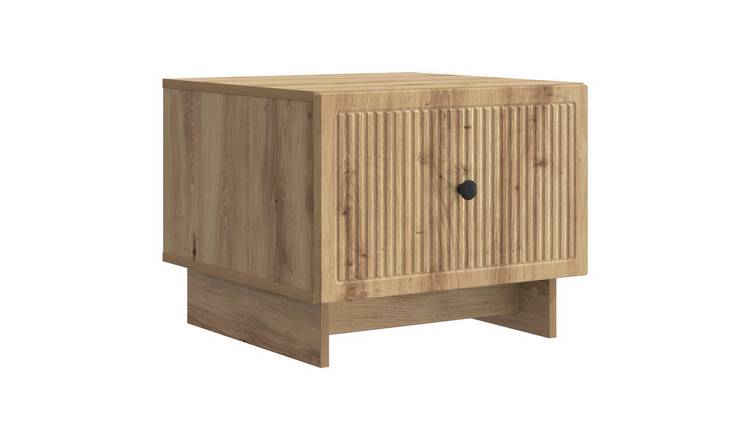 Walplus 1 Drawer Coffee Table - Oak - 49 x 50 x 40 cm