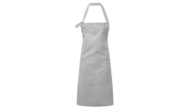 Premier Calibre Heavy Canvas Pocket Apron - Silver