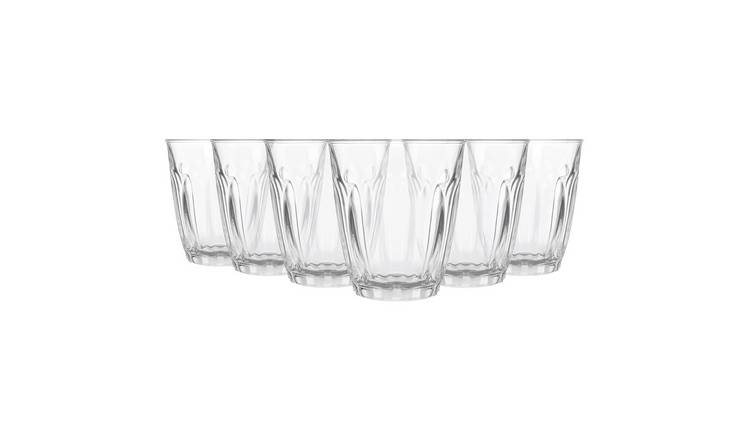 Argon Tableware Fluted Glass Espresso Glasses - Pack of 6