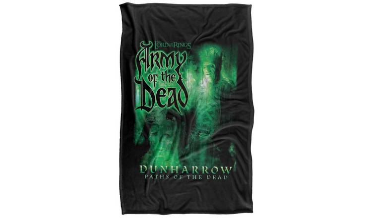 Lord Of The Rings Army Of The Dead Homage Soft Touch Blanket - 152cm x 127cm