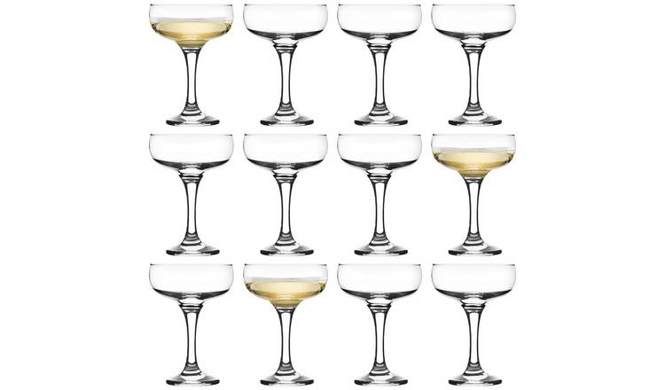 LAV Misket Glass Champagne Saucers - 235ml - Pack of 12