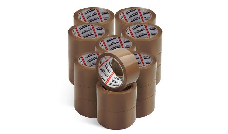 Merrimen Brown Heavy Duty Packaging Tape 48mm x 66m - Pack of 24