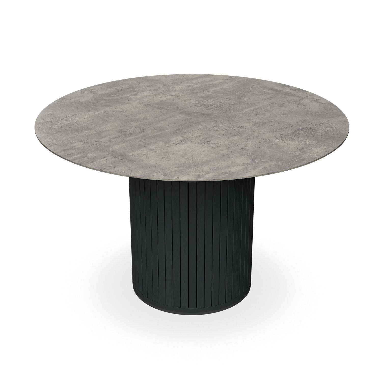 Furniture Online Arlo Anika Con Top w Black Leg Dining Table & 4 Mustard Chairs - Image 2