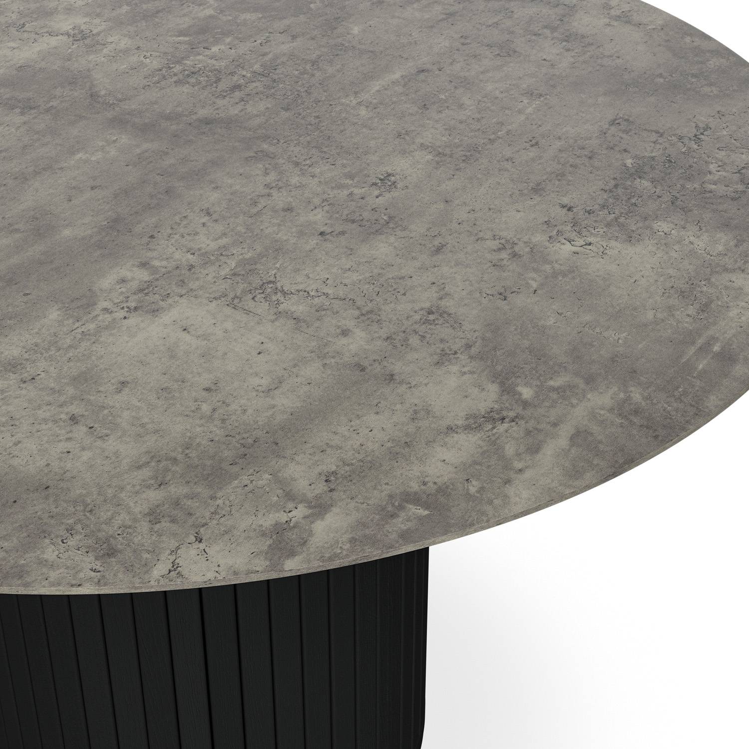 Furniture Online Arlo Anika Con Top w Black Leg Dining Table & 4 Mustard Chairs - Image 3