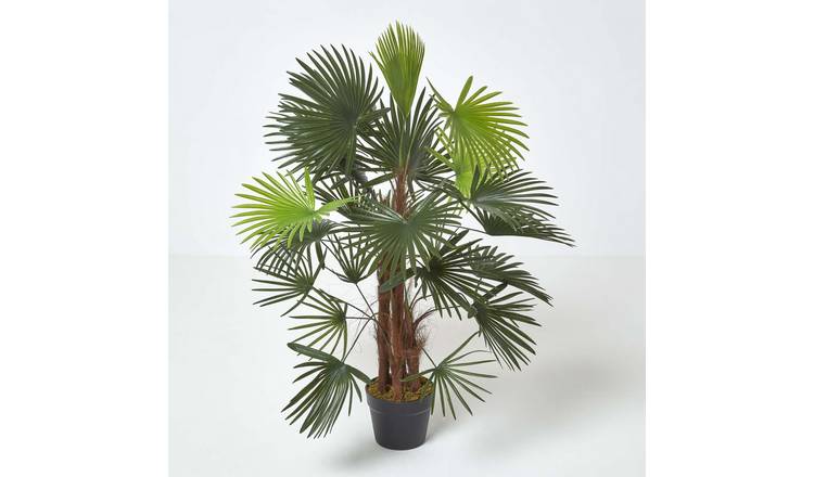 Homescapes Artificial Rhapis 'Lady Palm' Tree with Pot - Green