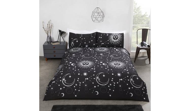Rapport Celestial Black Duvet Cover Set - Single