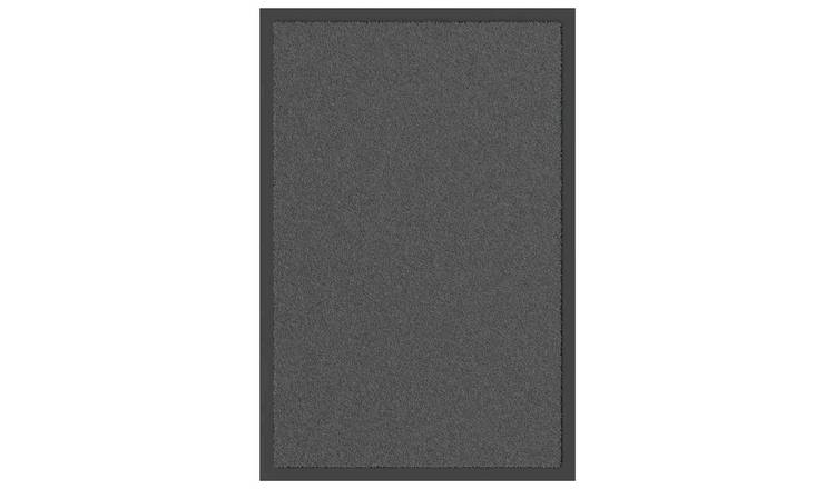 Walplus 6mm Thick Polypropylene Doormat - Anthracite - 40 x 60 cm