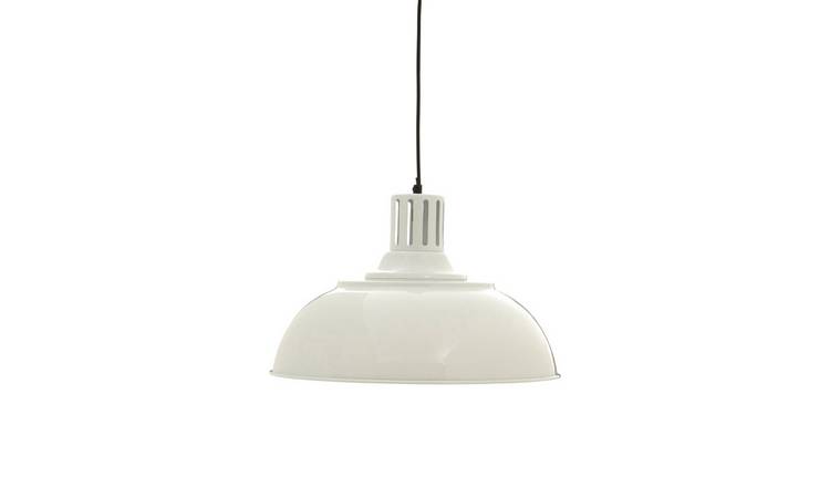 Orsina Brook Metal Pendant Light - White