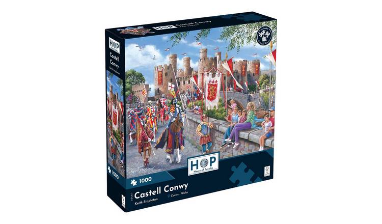 The House of Puzzles Castell Conwy 1000 Piece Jigsaw Puzzle
