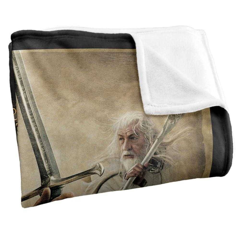 Lord Of The Rings Poster Soft Touch Blanket - 152cm x 127cm - Image 3